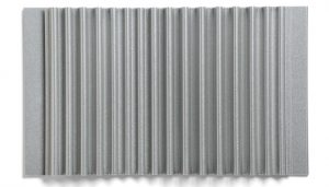silver dimensional metal panel